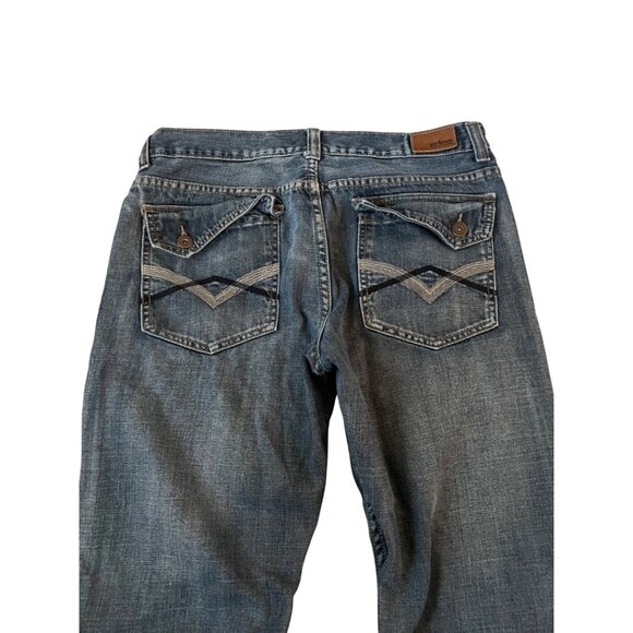 Urban Pipeline Slim Fit Denim Blue Jeans Men's Size 33x32 Dark Wash - Picture 6 of 7